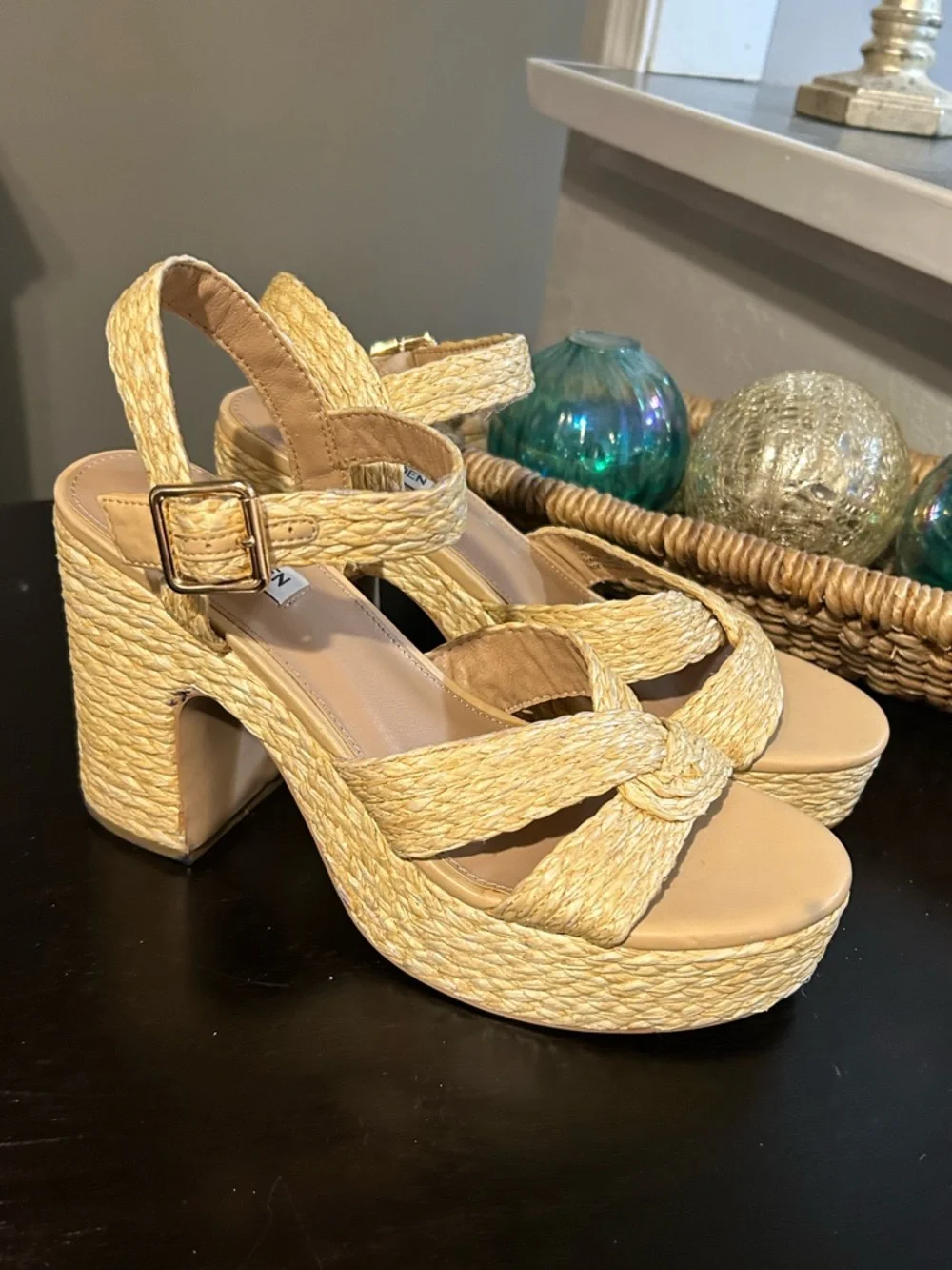 Steve Madden Carisma Platform Sandals Size 10